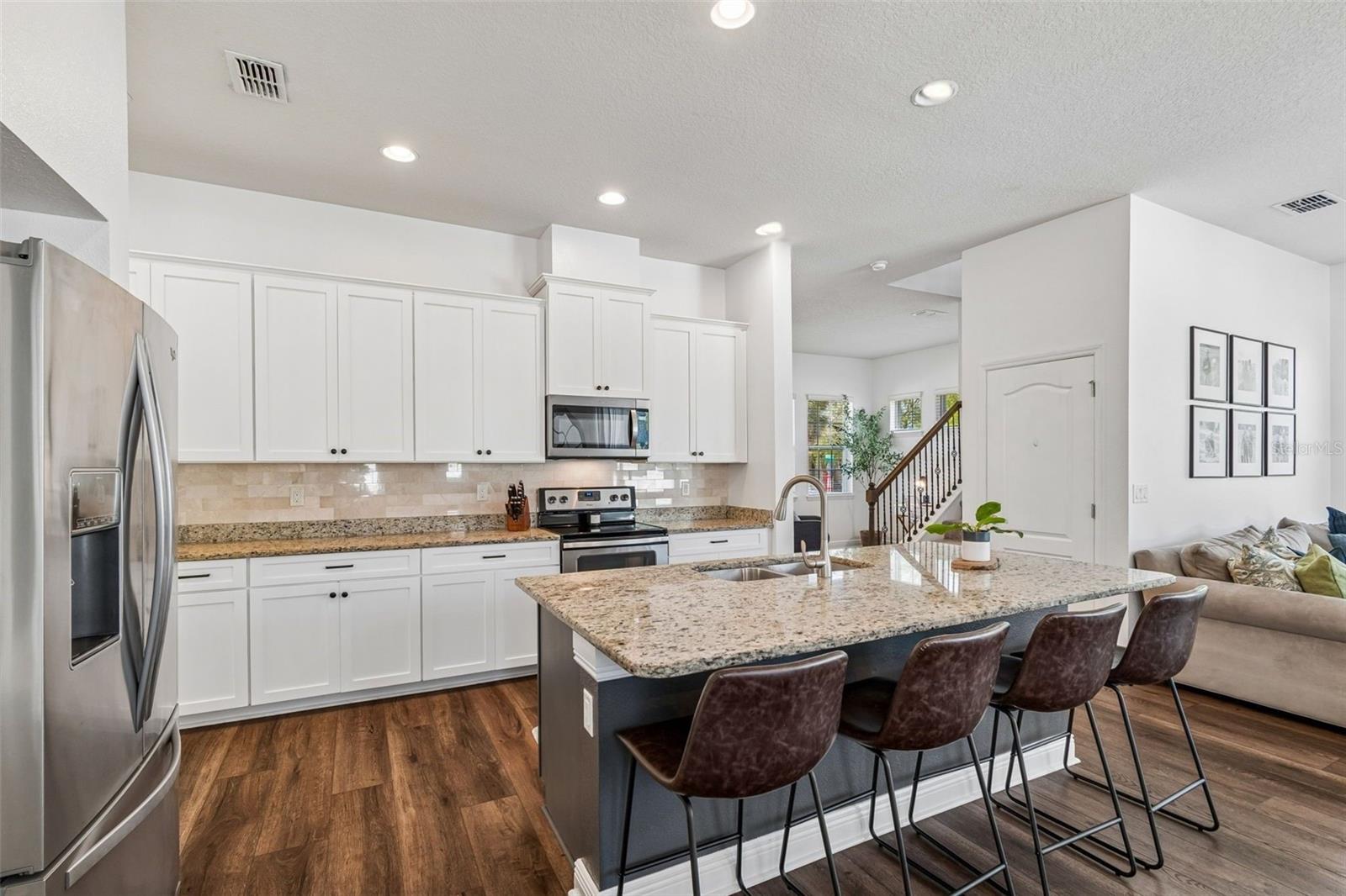 Close Up View of Kitchen