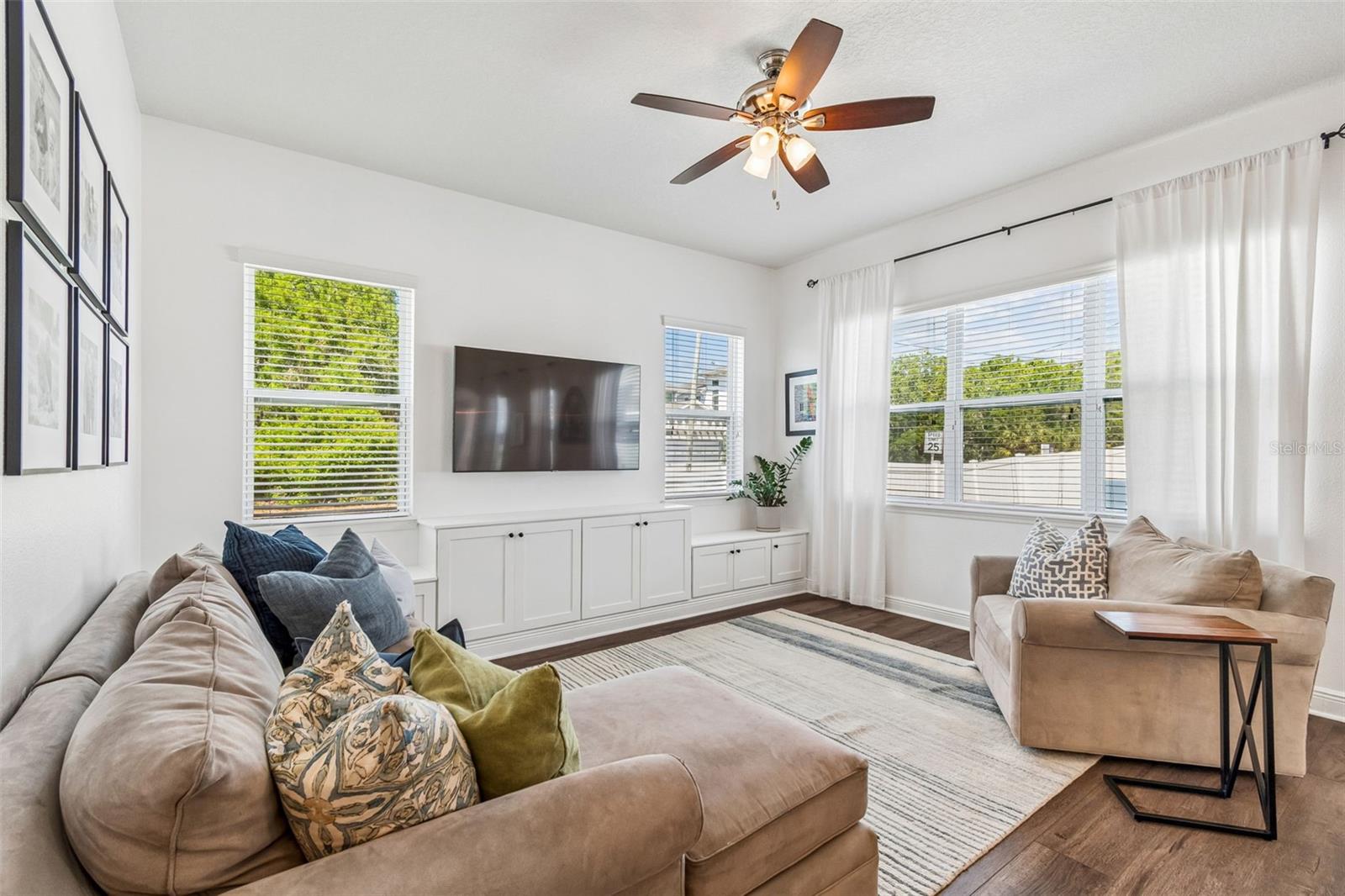 Side View of Living Room