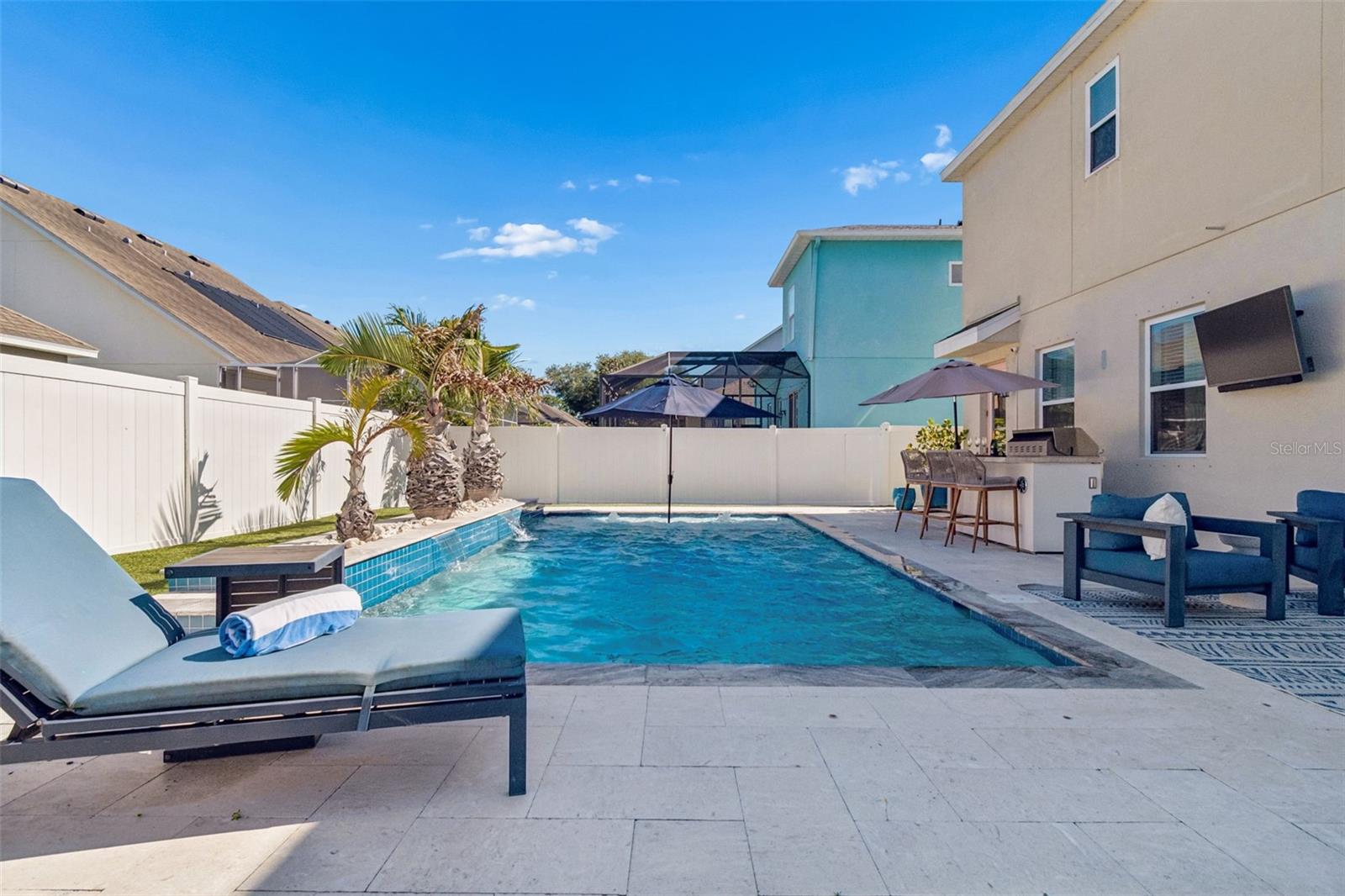 Expansive Pool/Backyard
