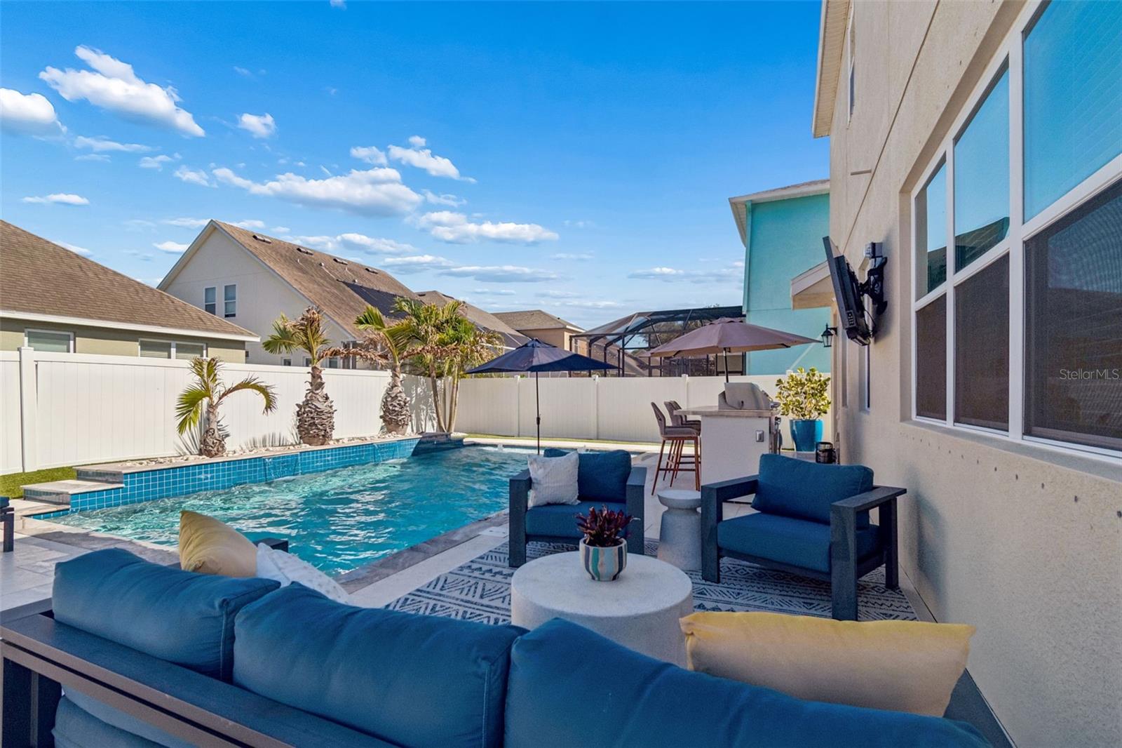 Expansive Pool/Backyard