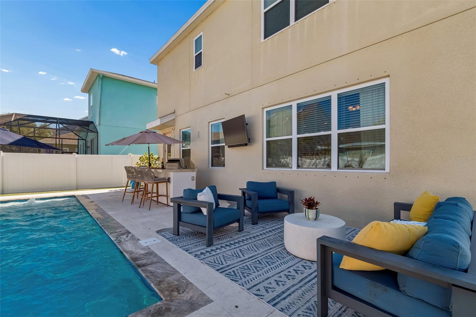 Expansive Pool/Backyard