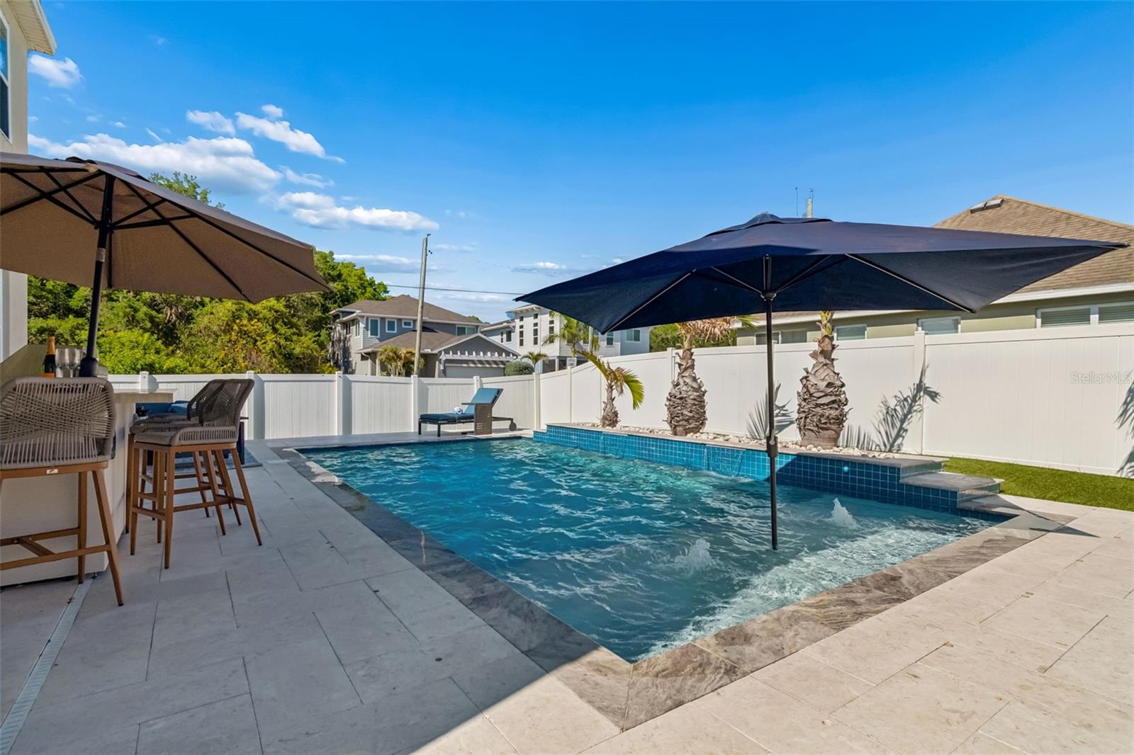 Expansive Pool/Backyard