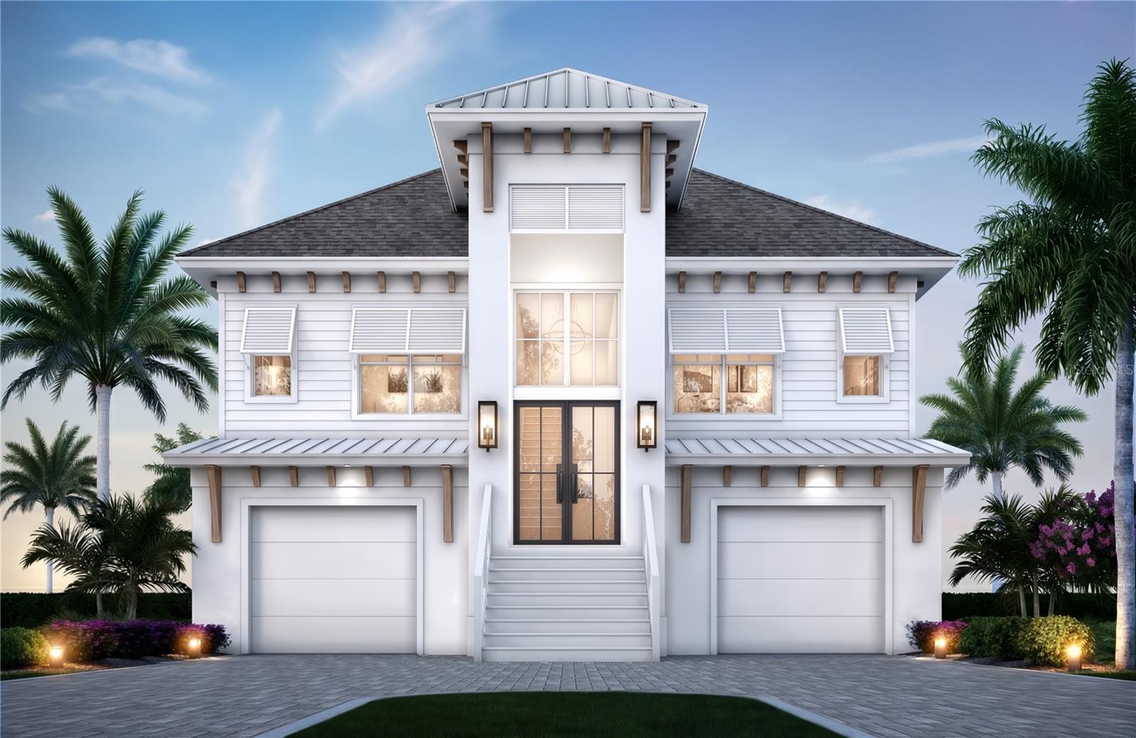 Rendering of completed home