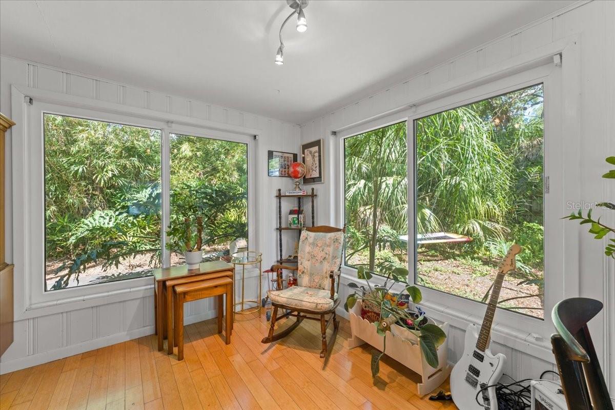 Perfectly tucked into the garden