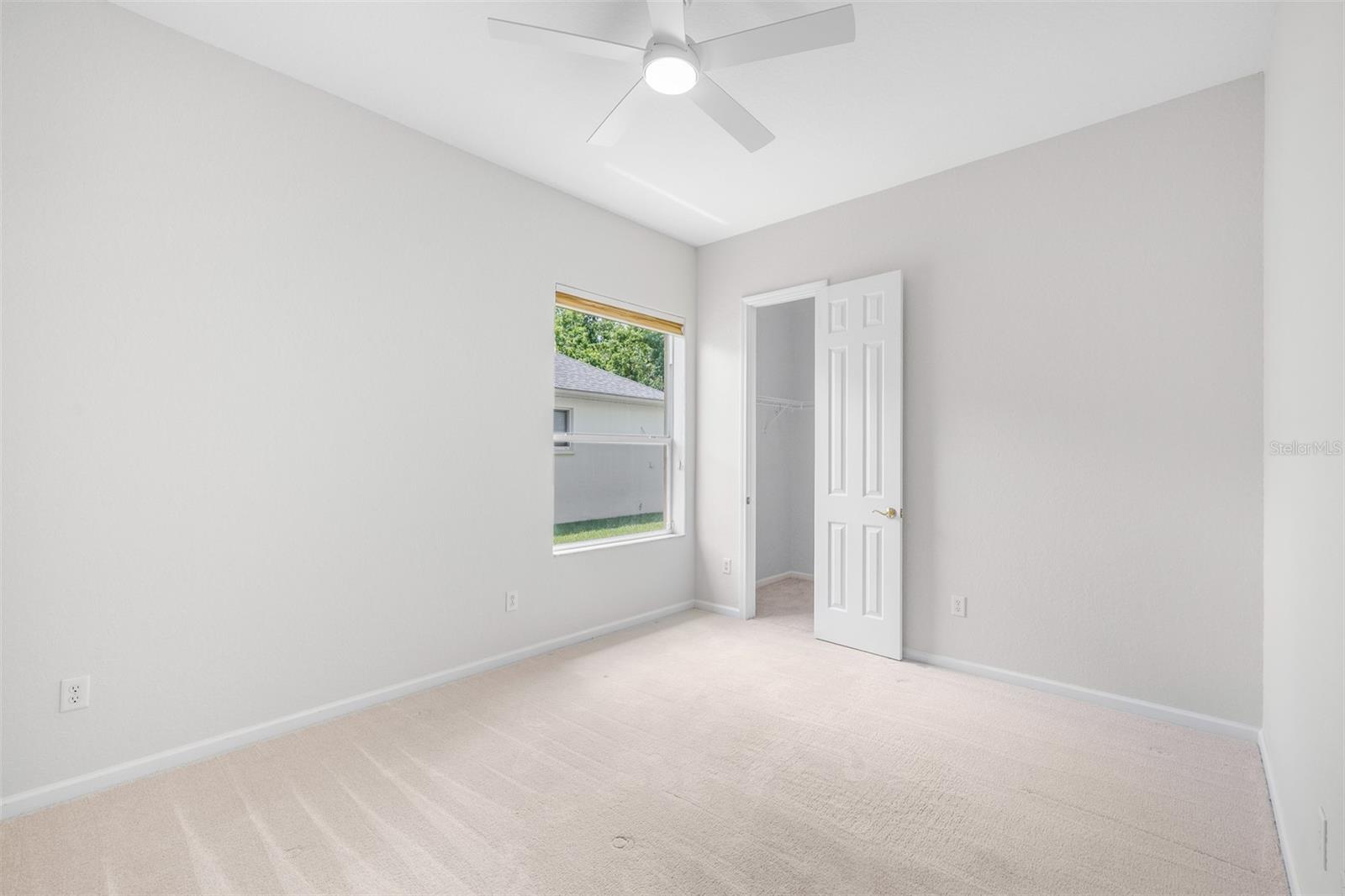 Third bedroom with walk-in closet