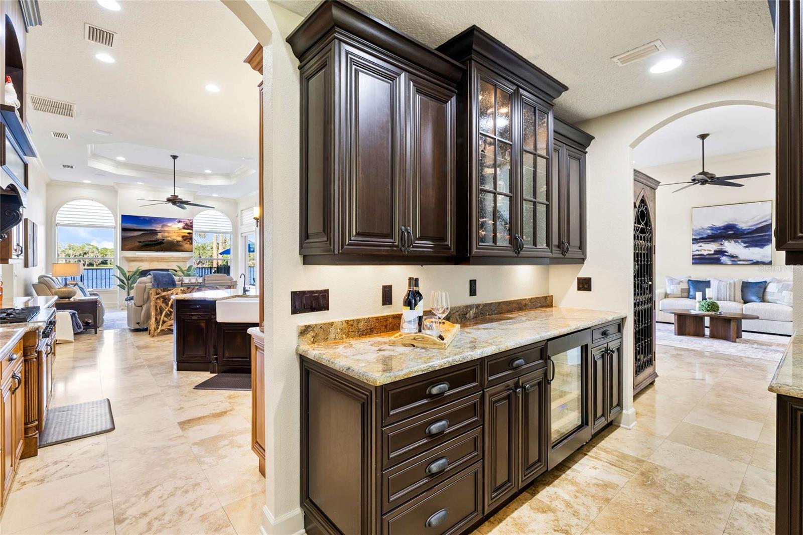 Butlers Pantry off of Kitchen