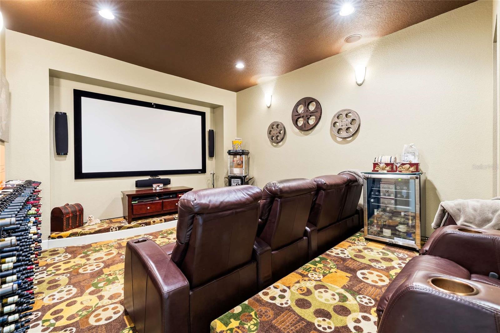 Bonus Room Currently Used as Theater Room