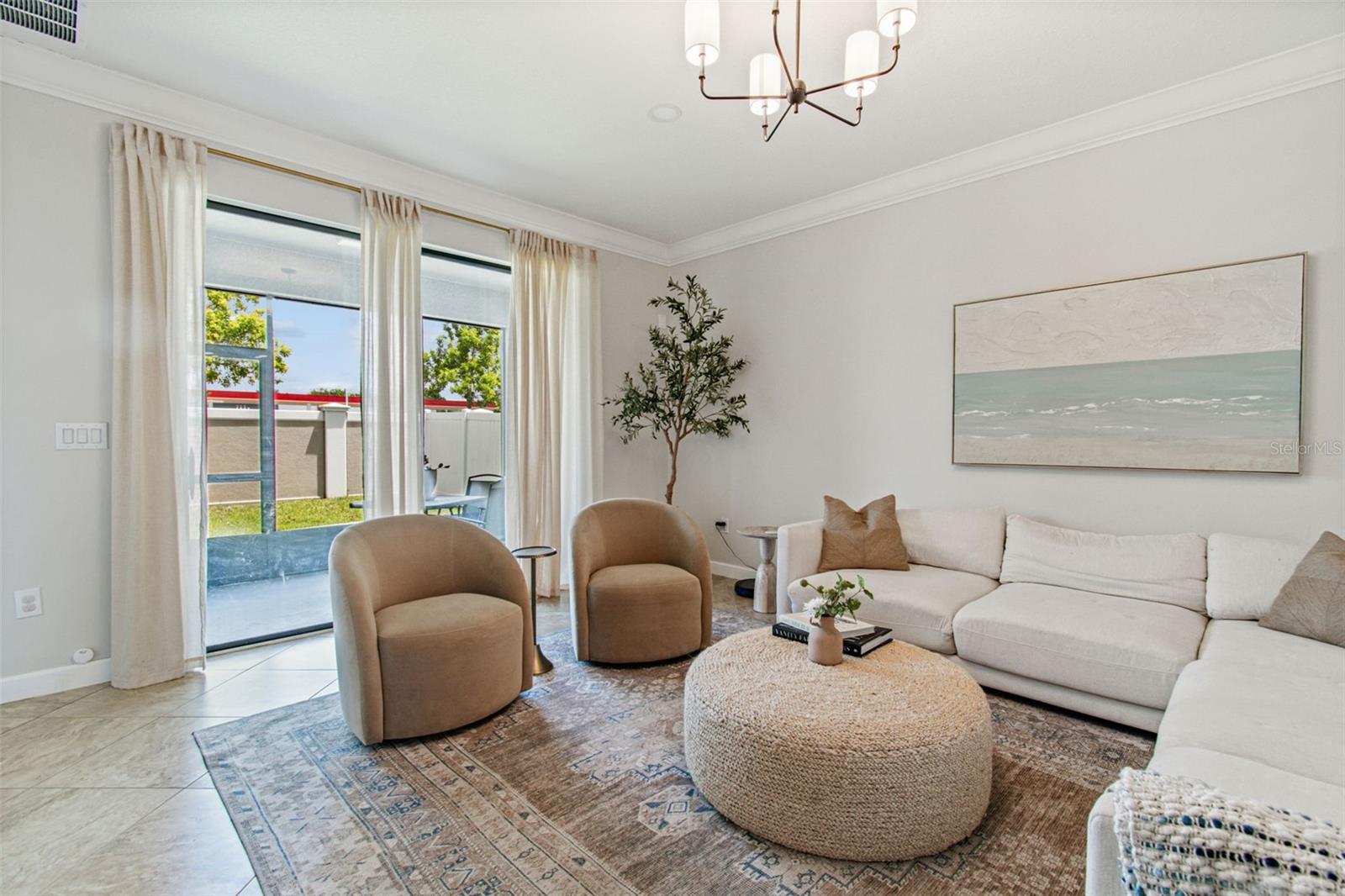 Stunning light-filled living area