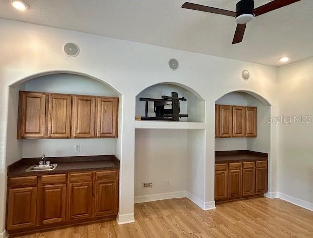 Media Room with Cabinets
