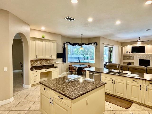 Kitchean Area w/ Cabintry and Cooking Countertop