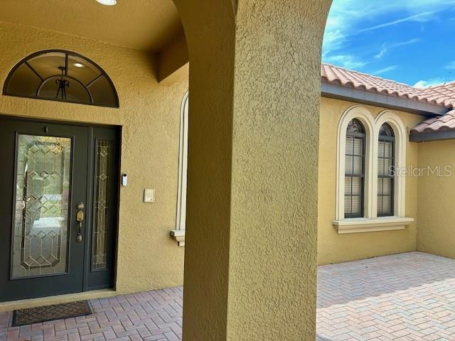 Front Porch Entry Door waiting for your Porch Outdoor  Furniture