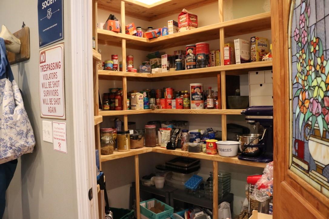 Custom Built Walk-In Pantry