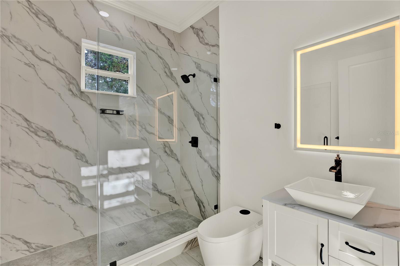 The 2nd bathroom is nicer than most master baths.