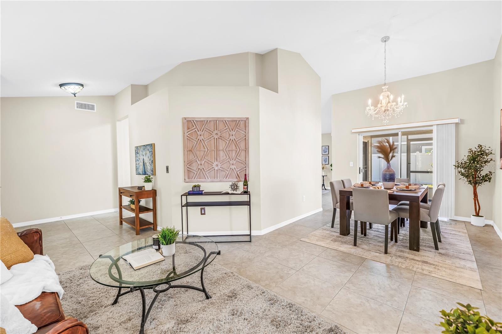 View of Dinning Room from Livingroom