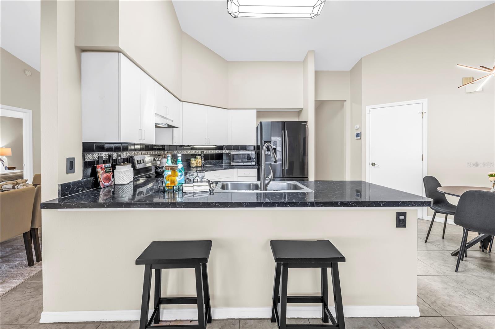 View of Kitchen from Family Room