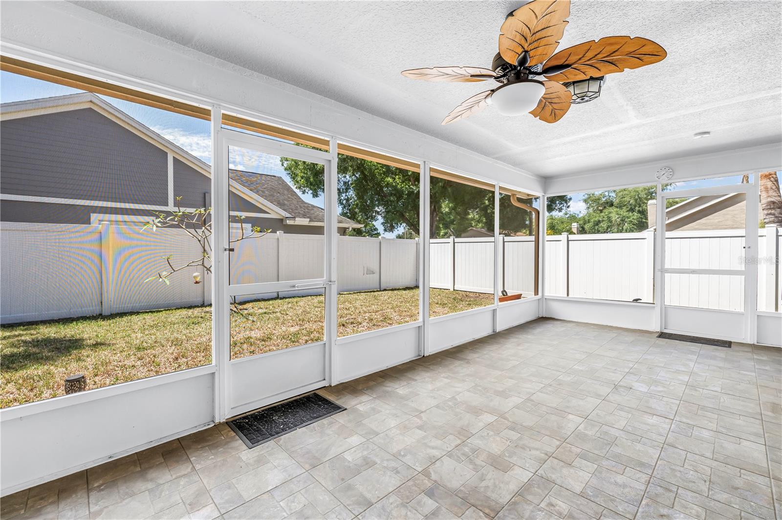 View of Fenced Backyard