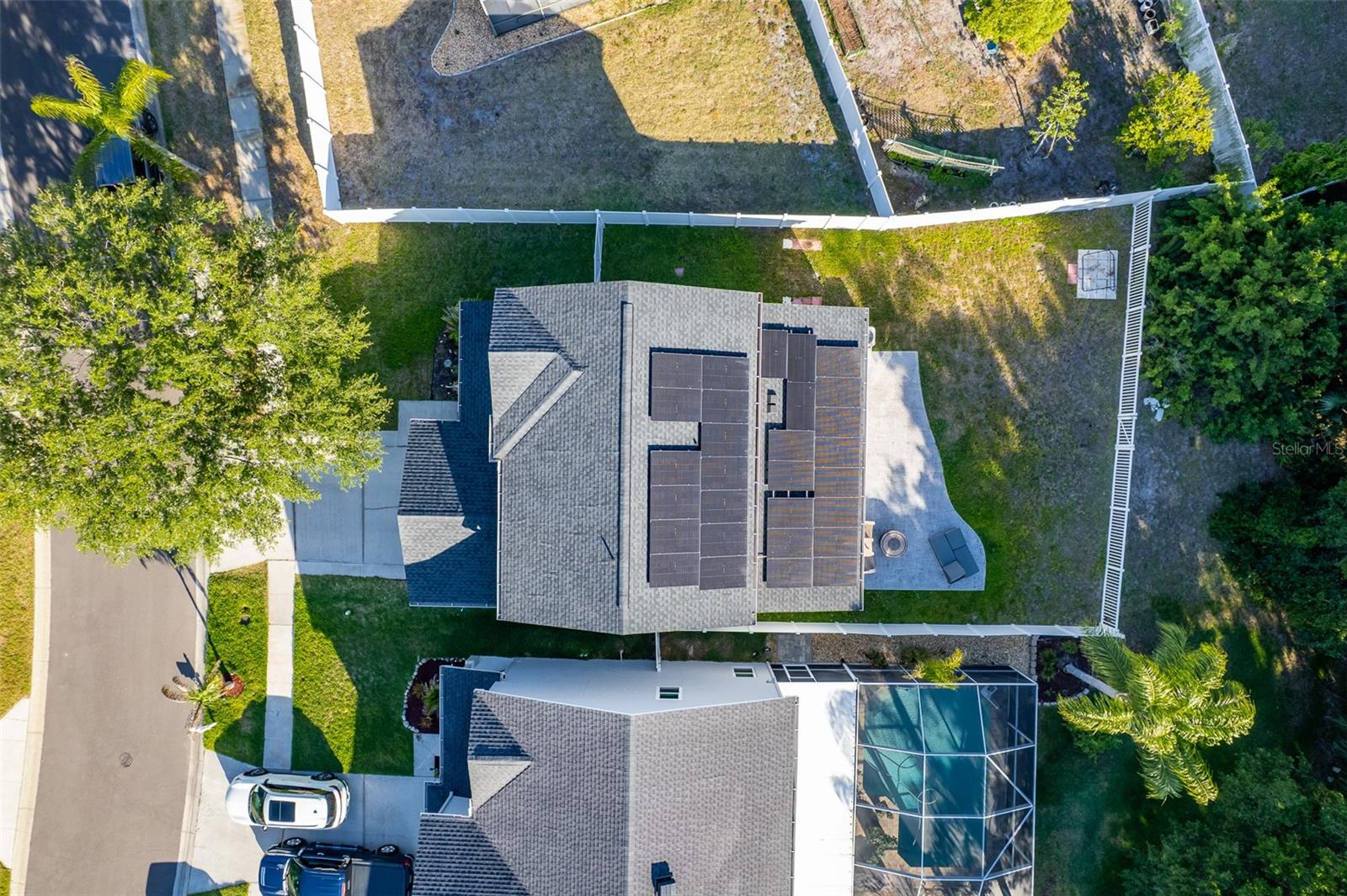 Huge Yard with 320 s.f. of Concrete Stamp Entertainment Patio!