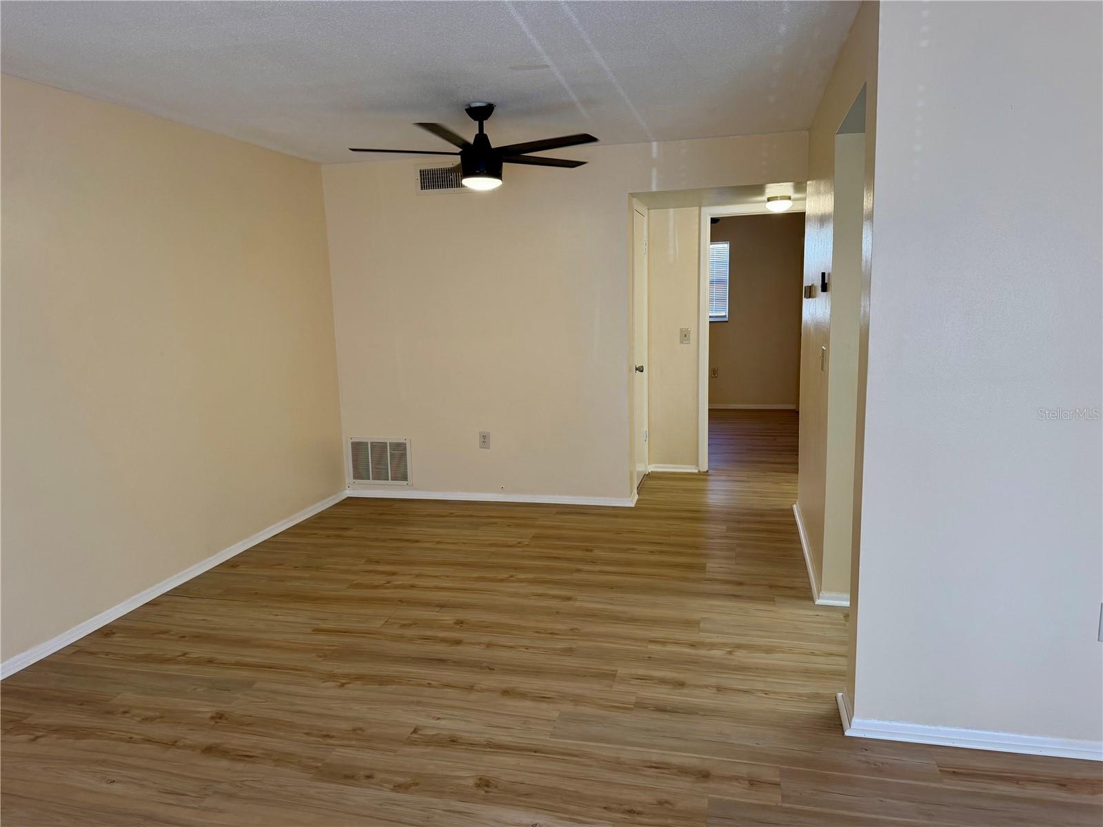 Dining … bedroom straight ahead