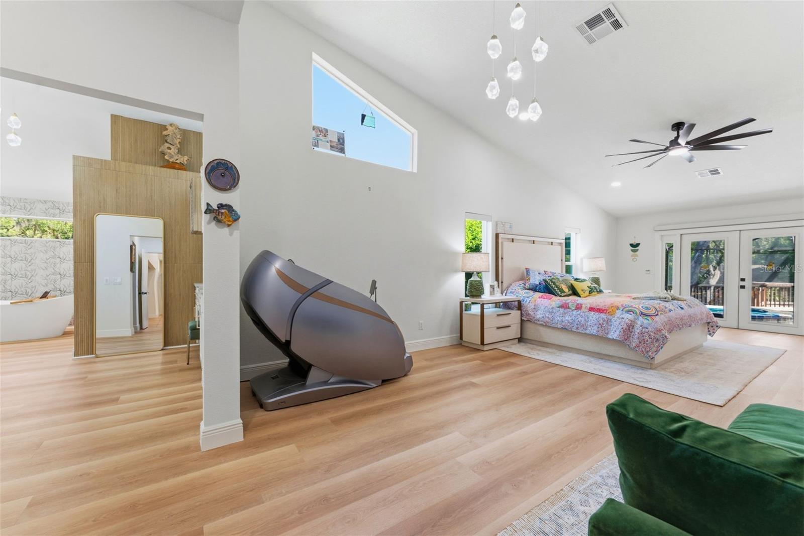 Master Bedroom Attached to Master Bath