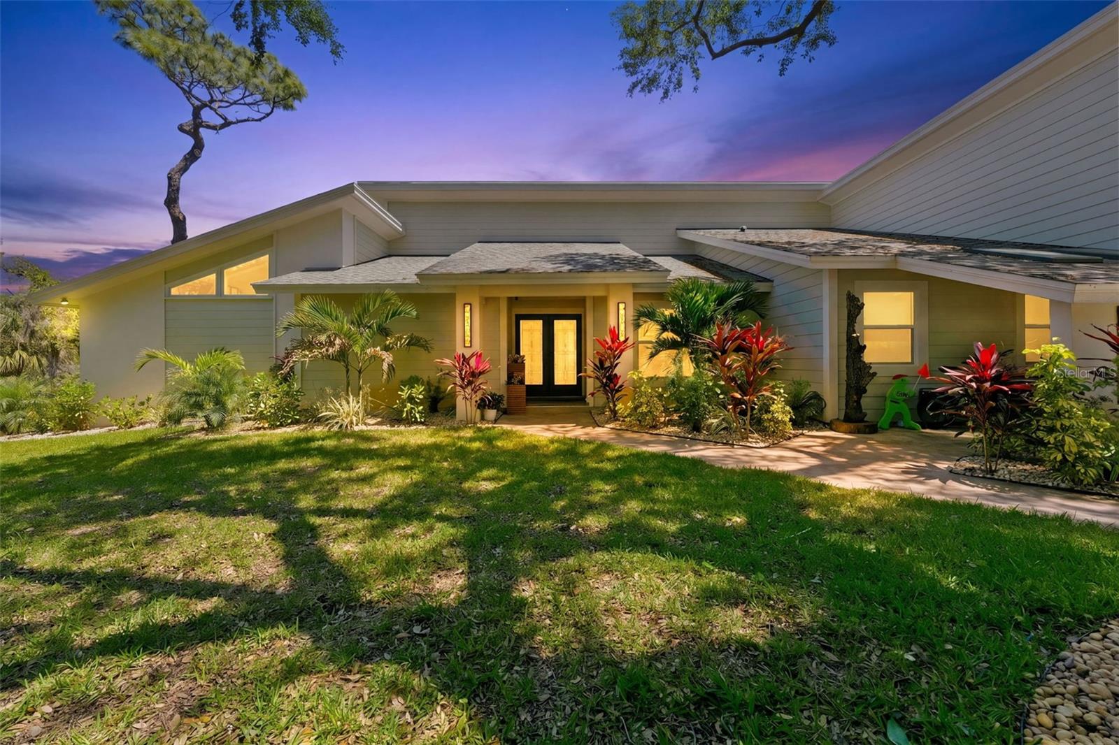 Front Exterior at Sunset