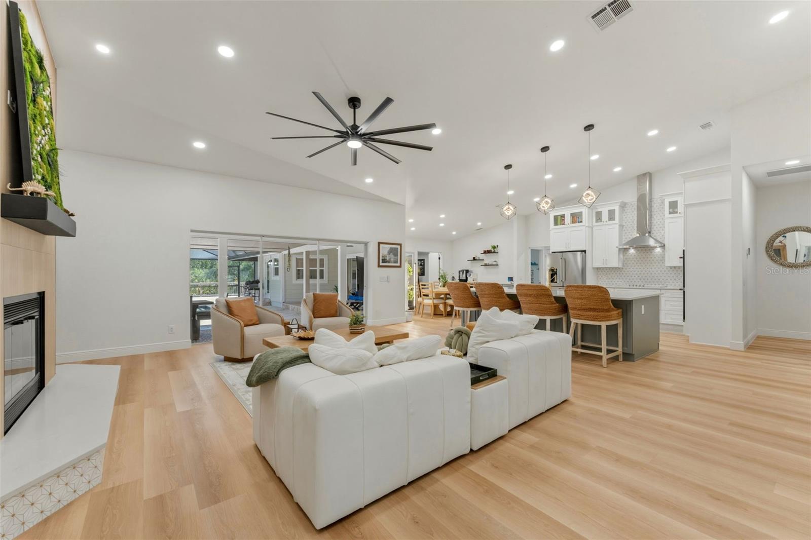 Kitchen and Living Room Combo