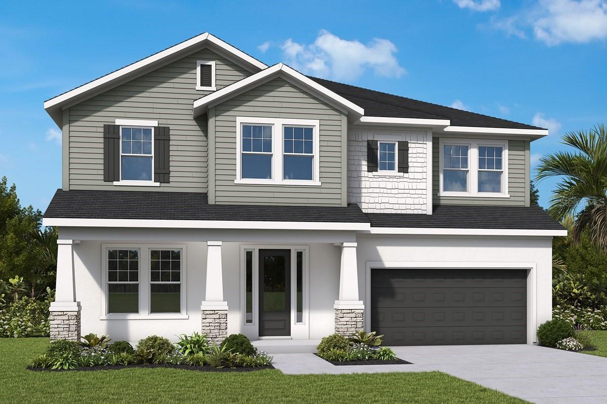 Front Exterior Rendering **Paint Colors May Vary