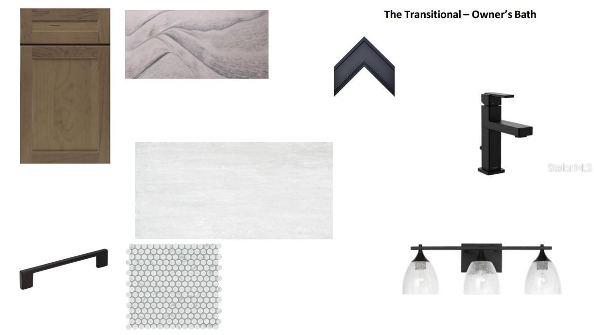 Owner's Bath Interior Design Selections