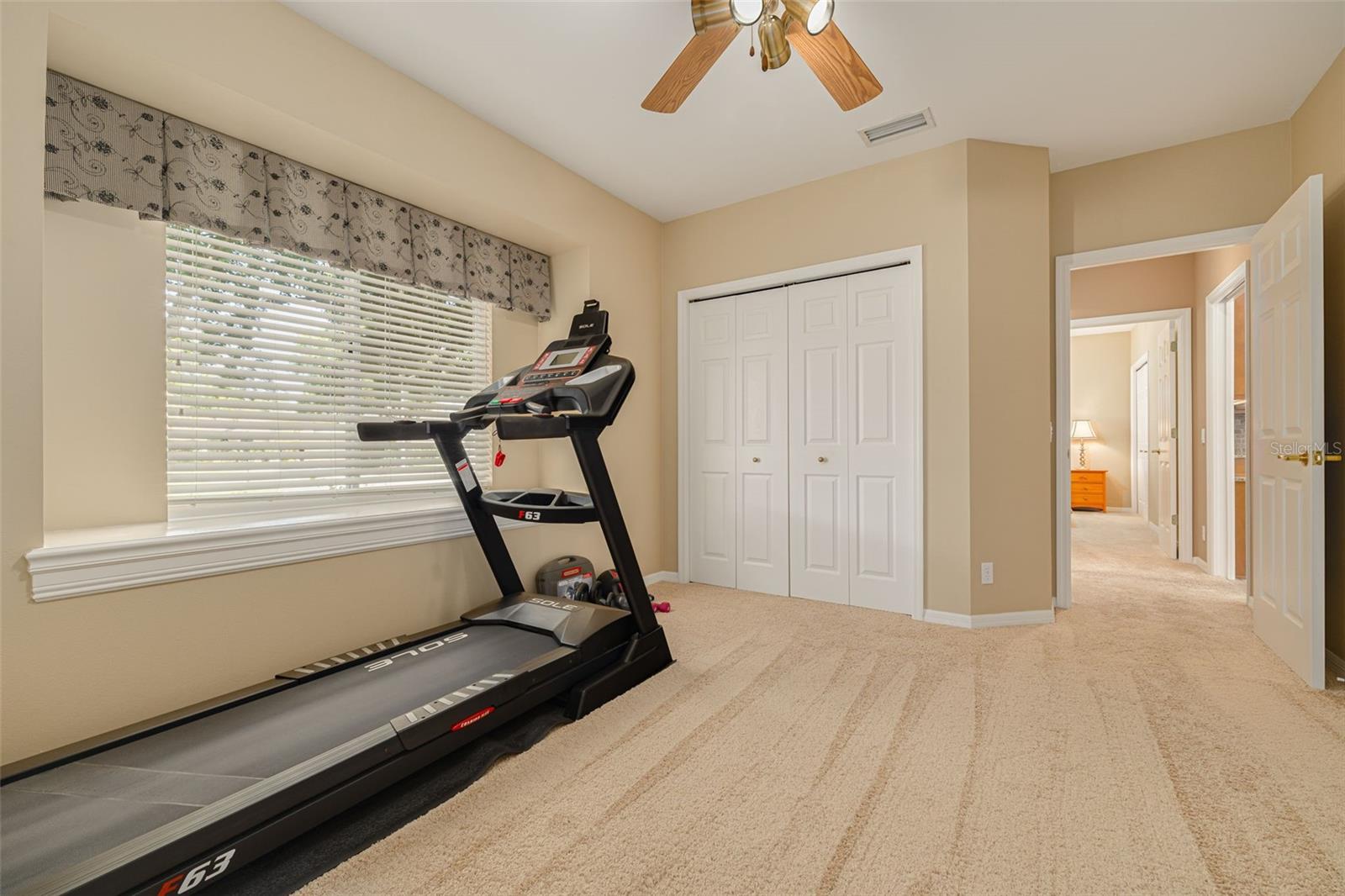 Bedroom #3, off the kitchen