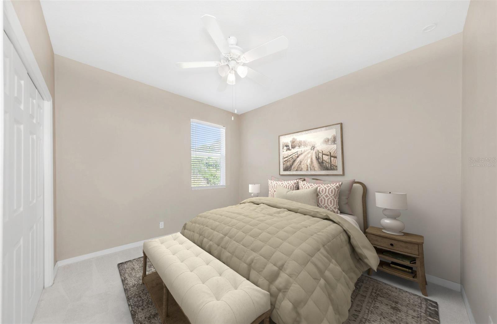 Virtually Staged Bedroom 3