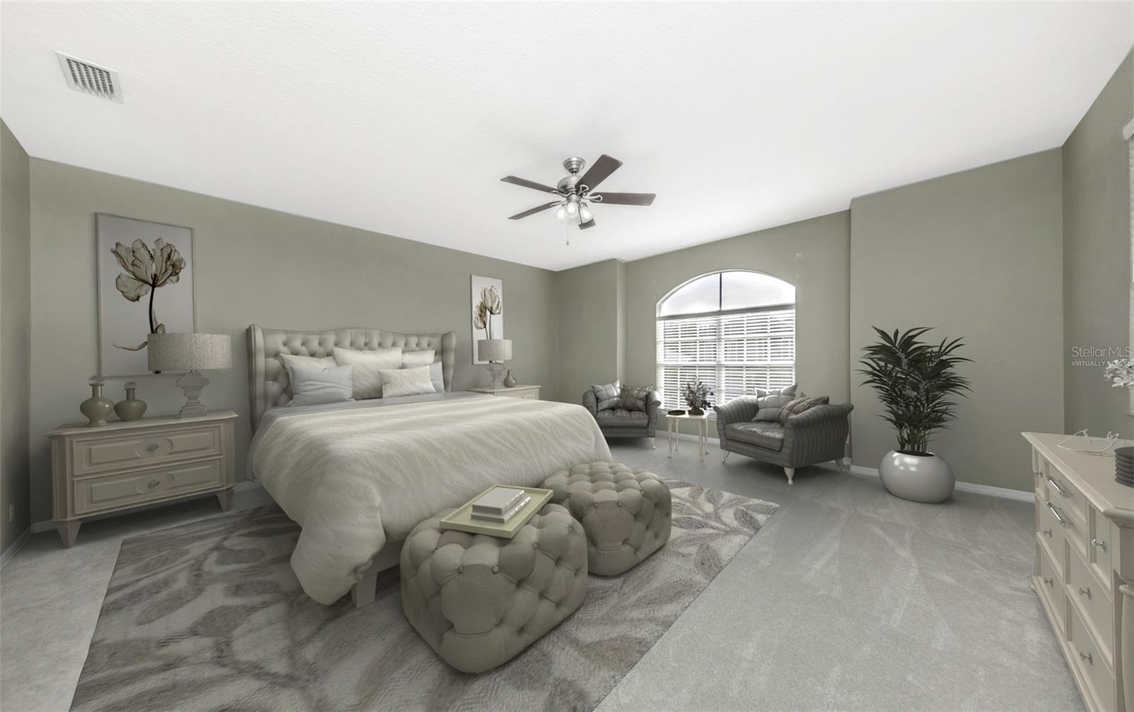 Virtually Staged Bedroom 5
