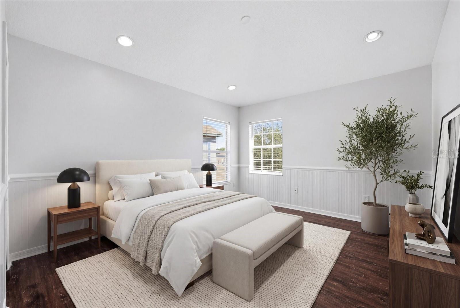 Second Floor Bedroom-Virtually Staged