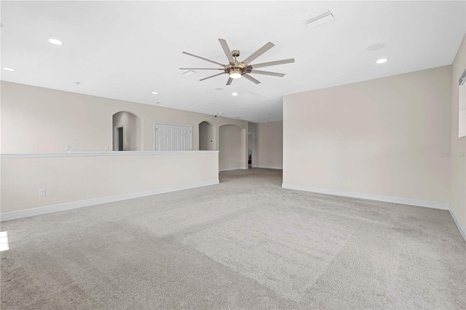 Upstairs bonus room