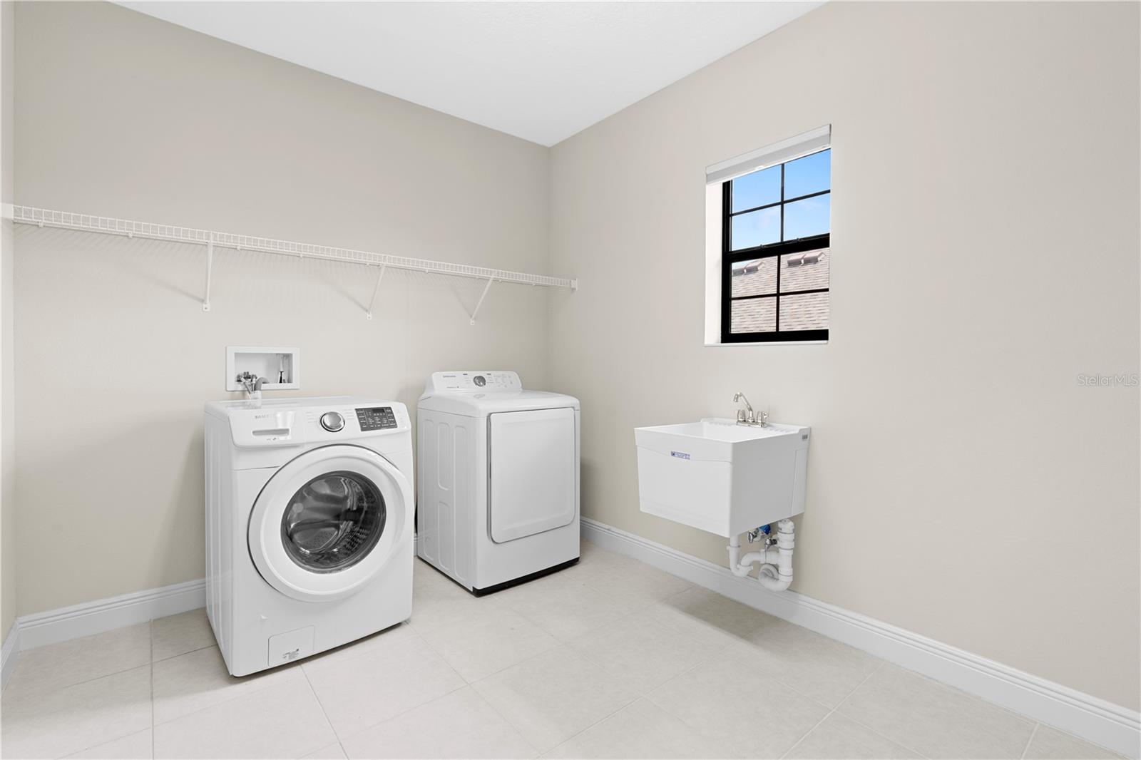 huge laundry room upstairs