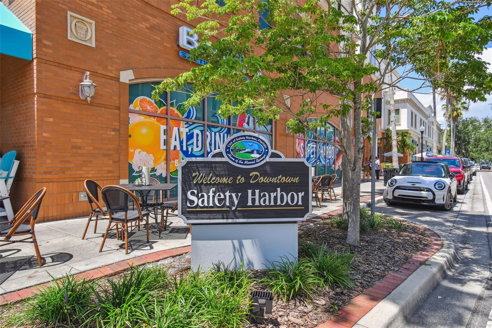 Short walk to all Safety Harbor Downtown has to offer!