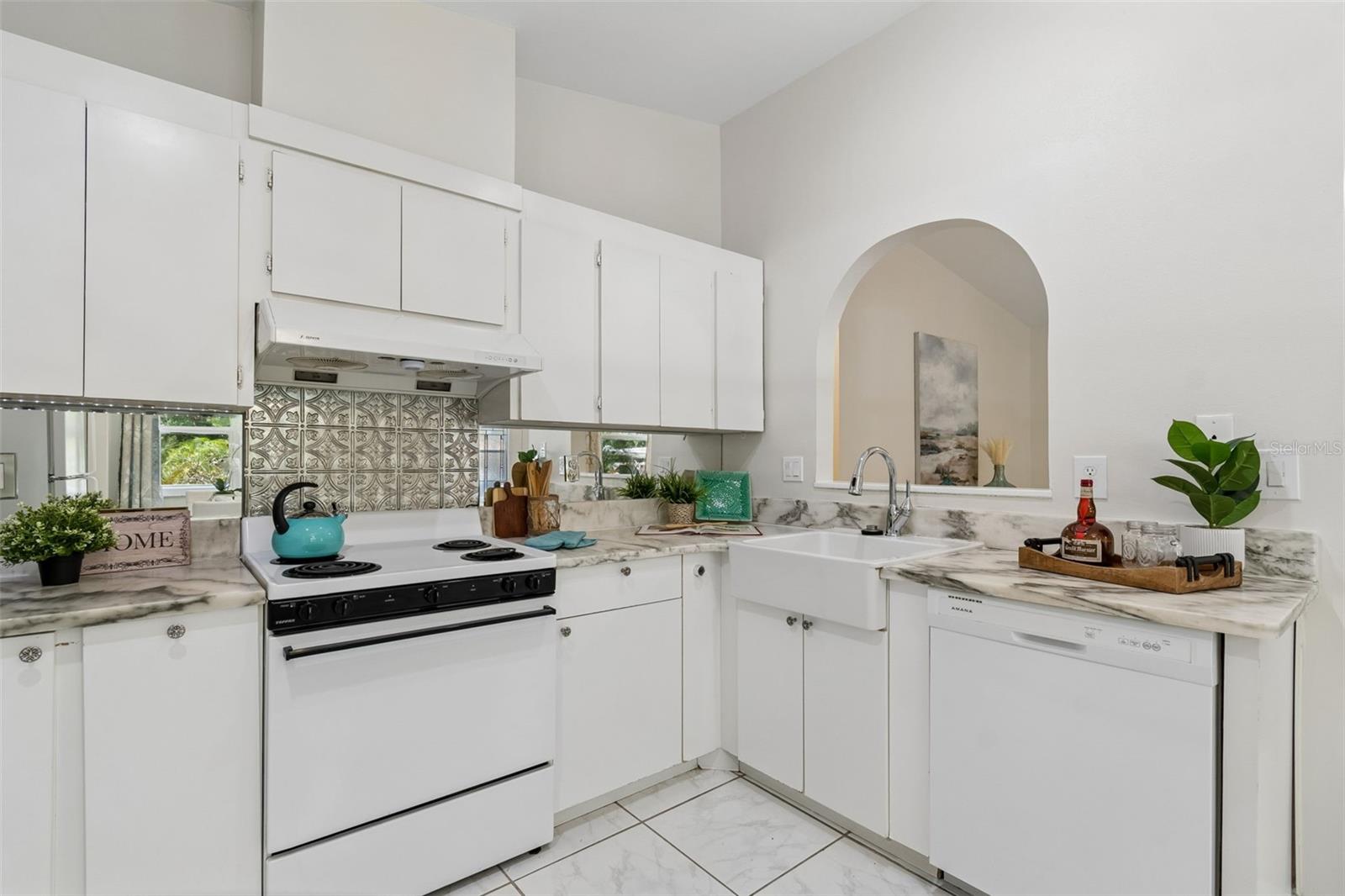 Kitchen with Granite Countertops