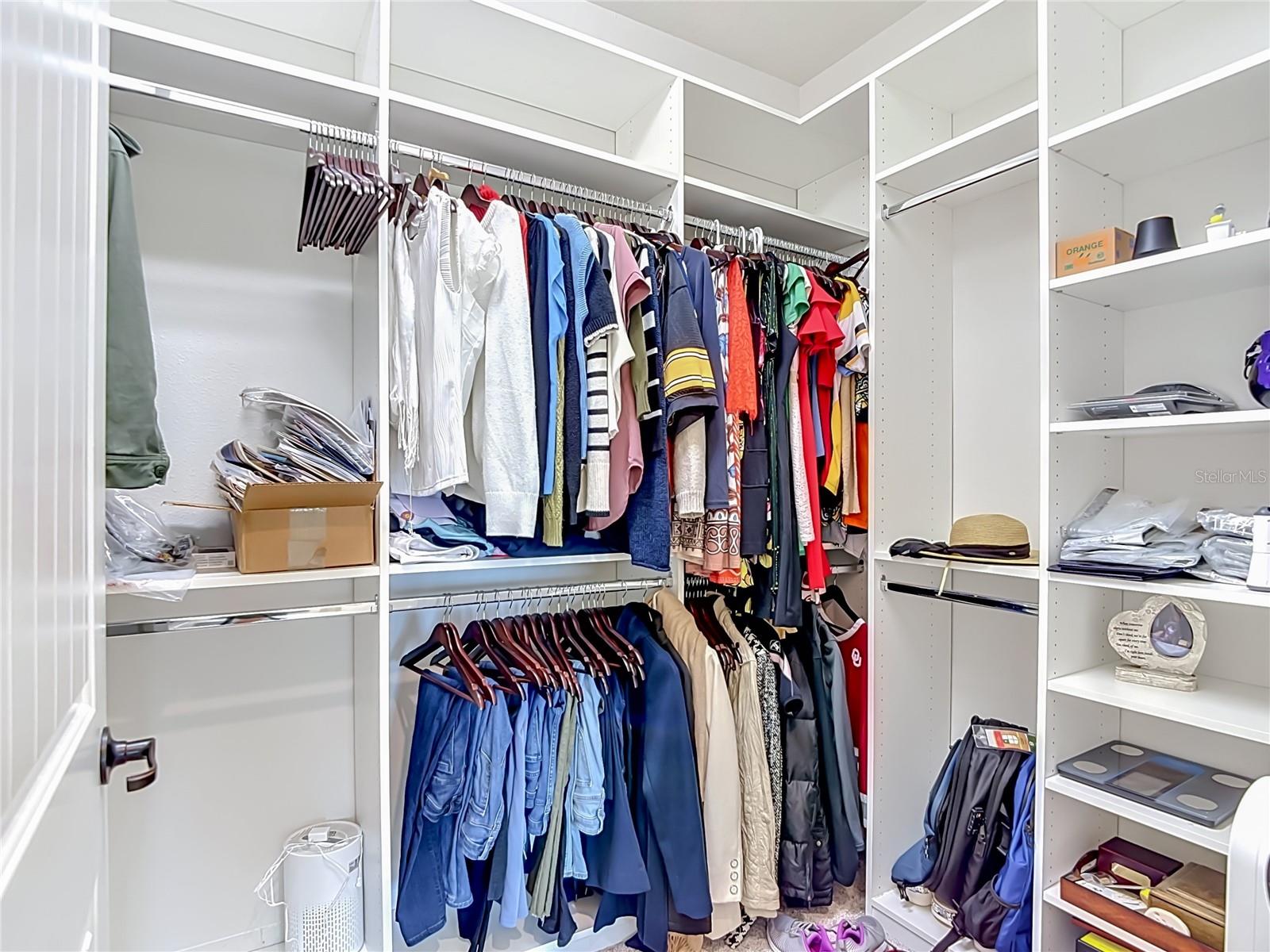 CUSTOM PRIMARY CLOSET