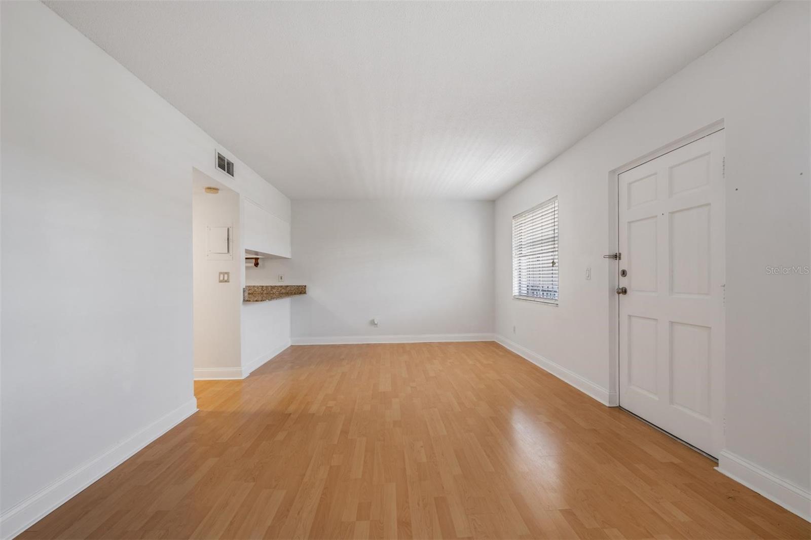 Great room. Front door.