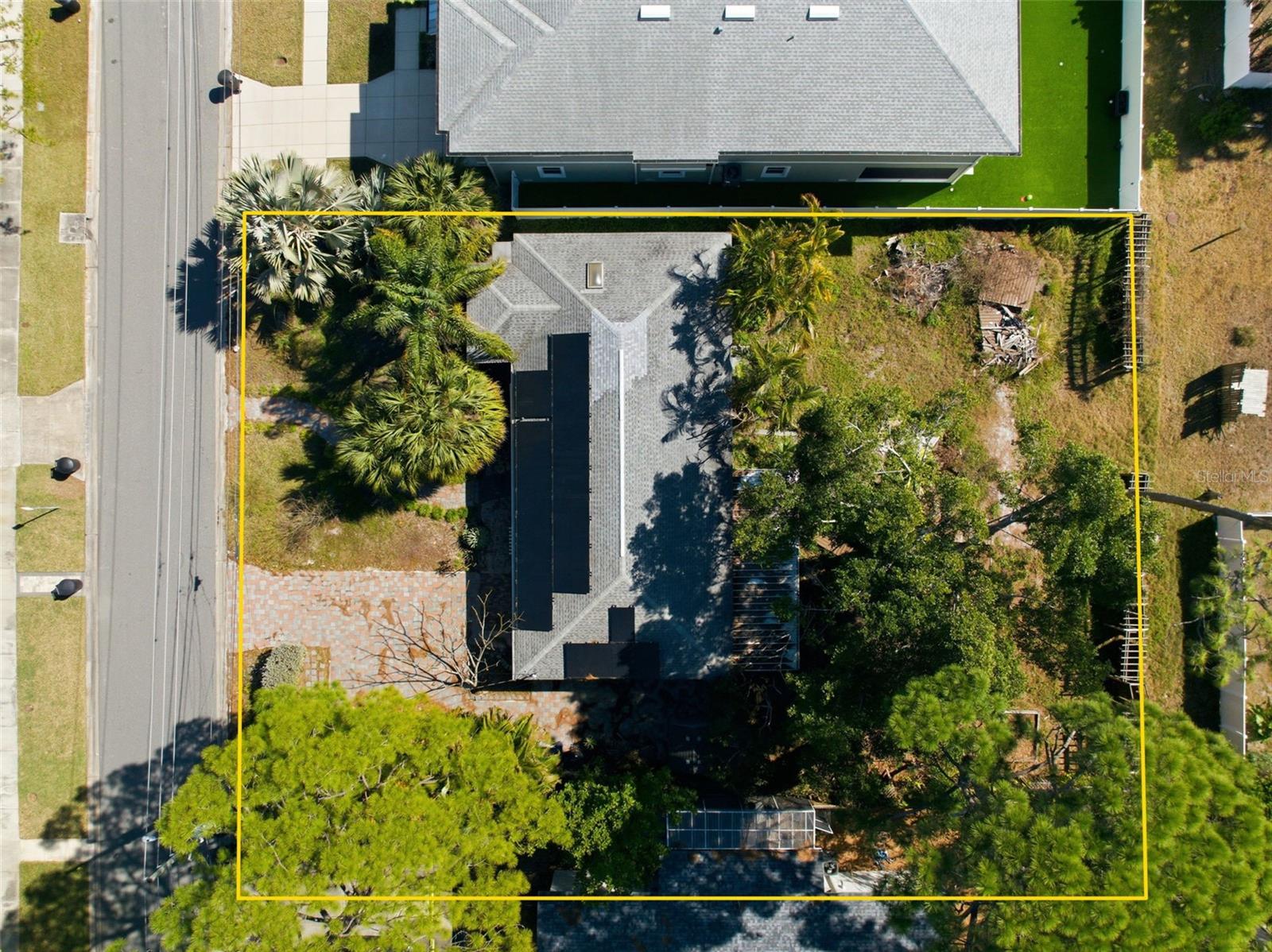 Double LOT. Zoned NT-1 (Single Family with In-Law Suite). Verify with city.
