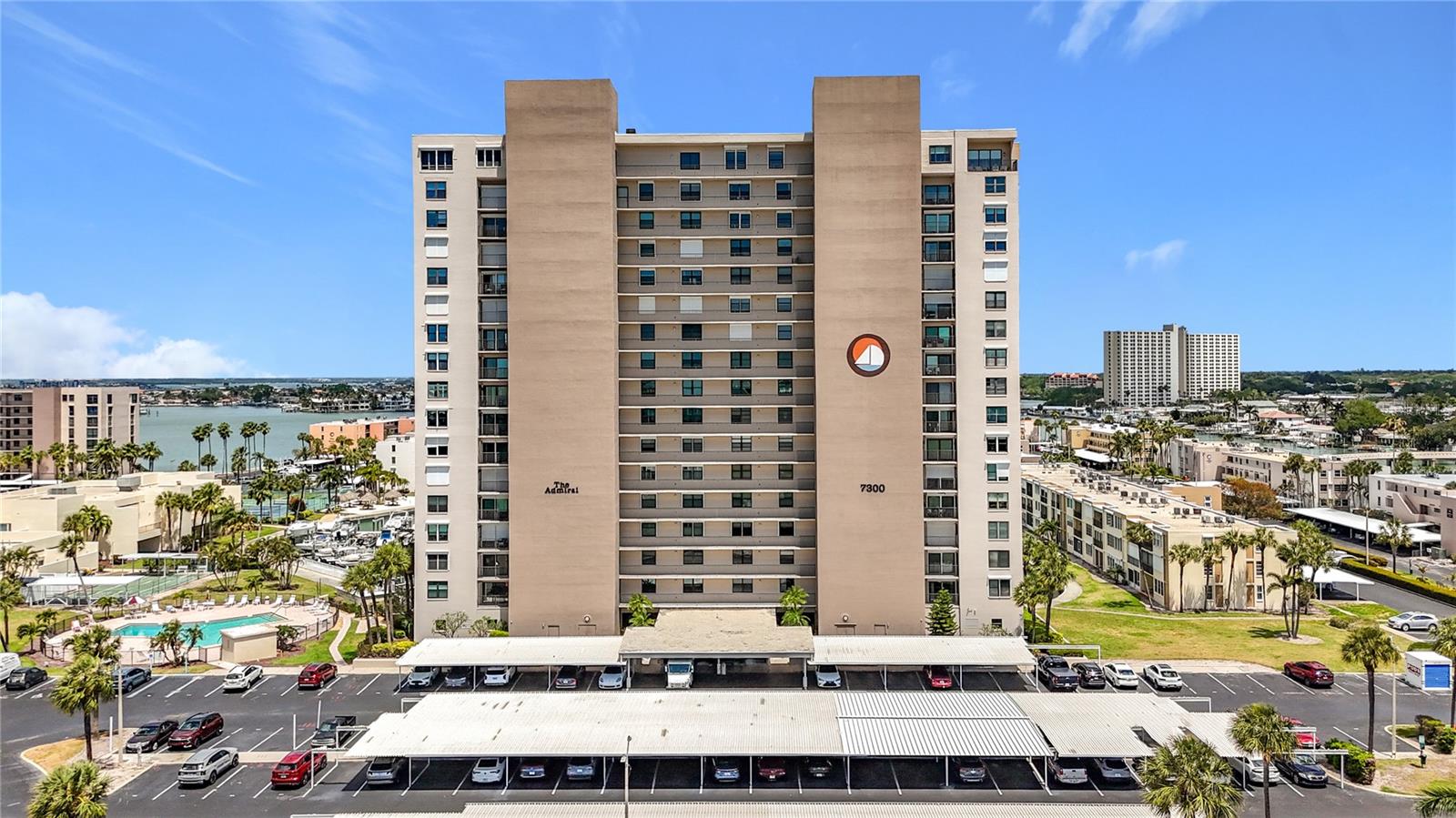 Front of Admiral building