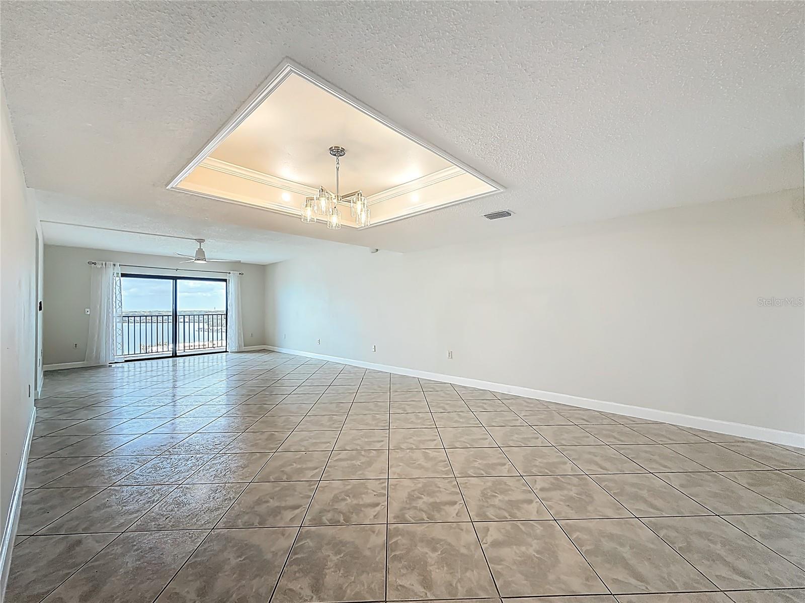 Spacious Living and dining area - notice the magnificent water view