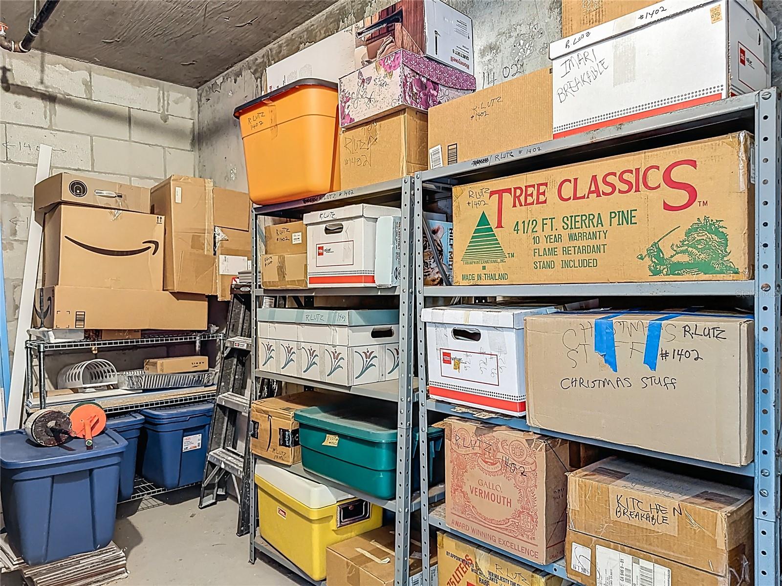 This is the storage area on the same floor as your unit.  it is shared with 2 other units