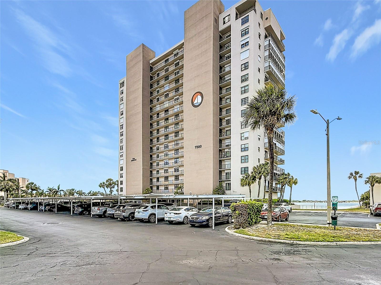 The Admiral building is the first building on your right as you enter Sun Island Drive from the guard gate.