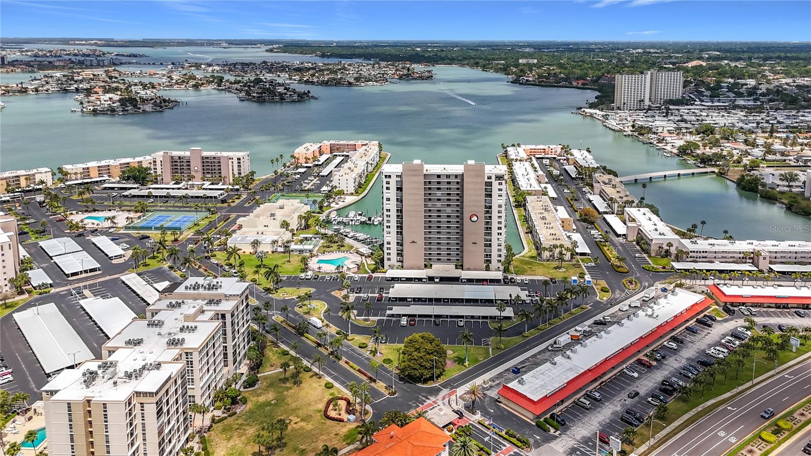 The Admiral building offers great views for the Christmas boat parade.