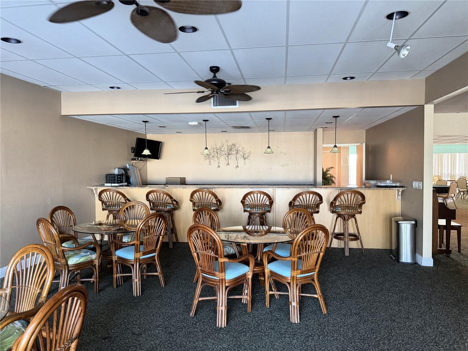 Gathering room in Clubhouse