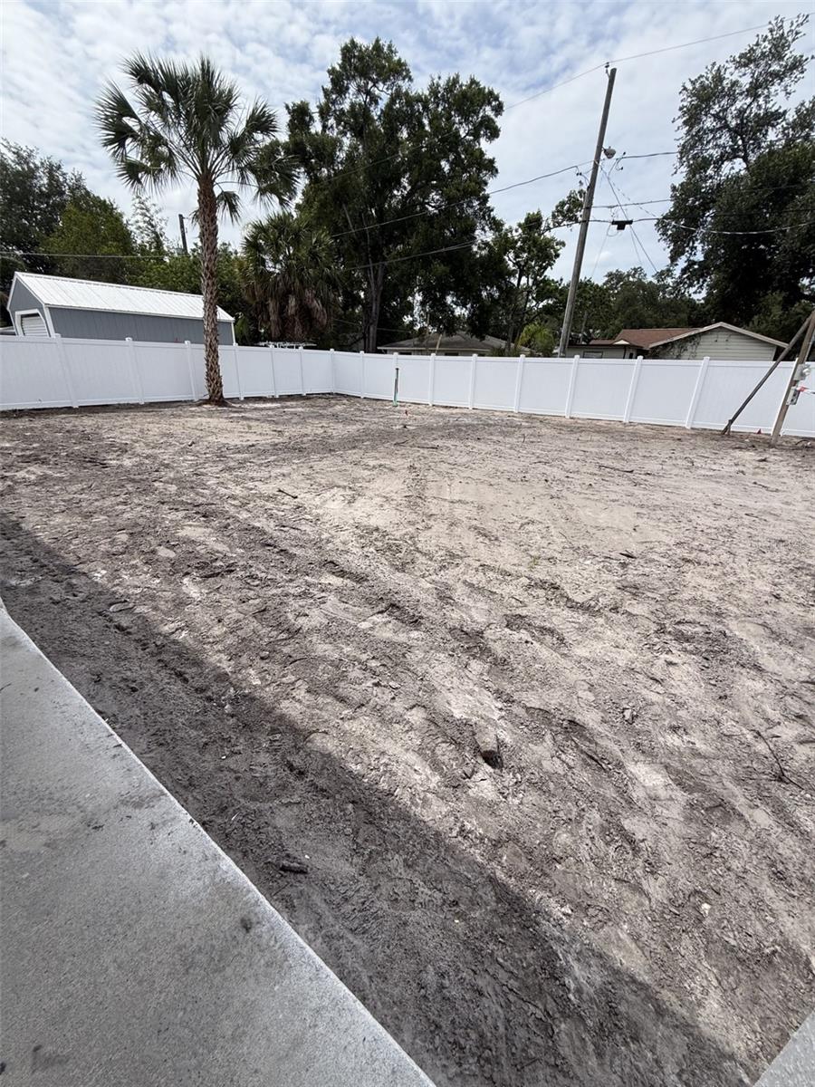 Backyard **Under Construction