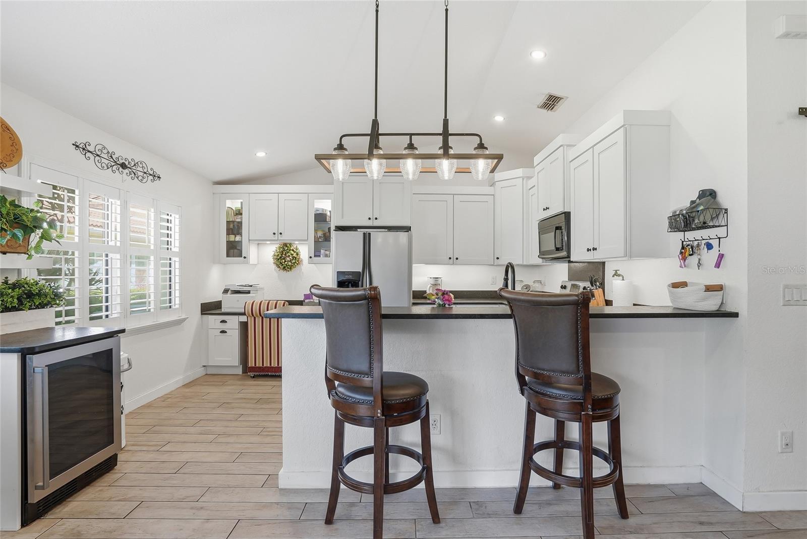 Stunning open concept kitchen perfect for entertaining.