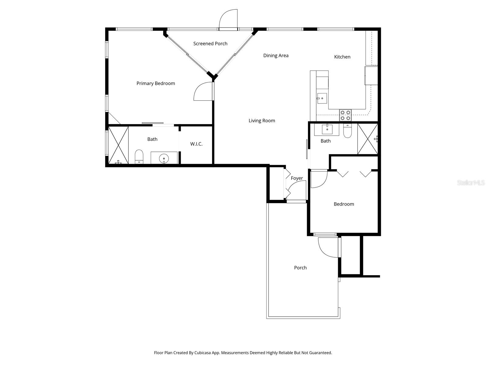 Unique and open floorplan.