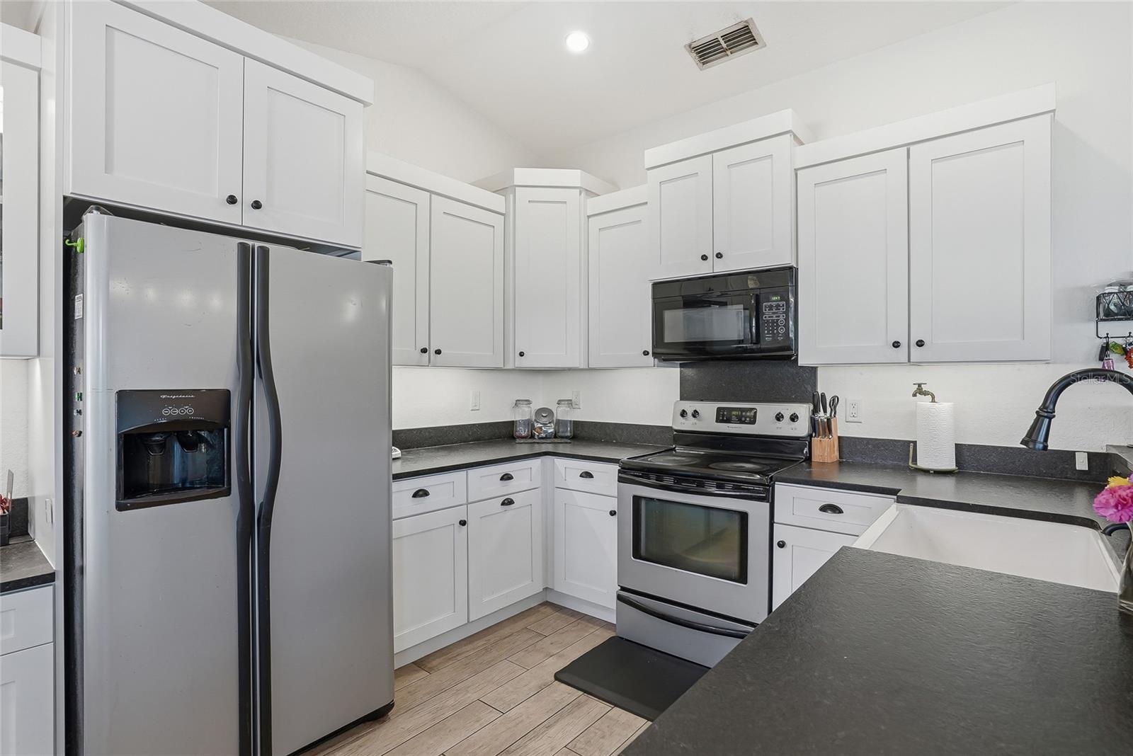 Beautiful cabinetry.