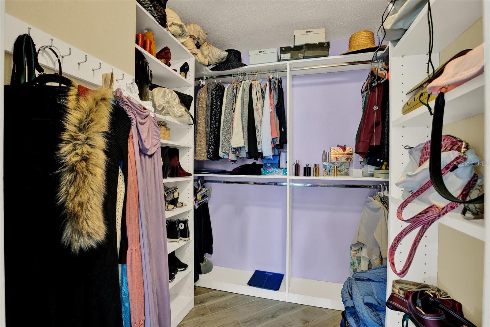 Spacious Walk-In Closet
