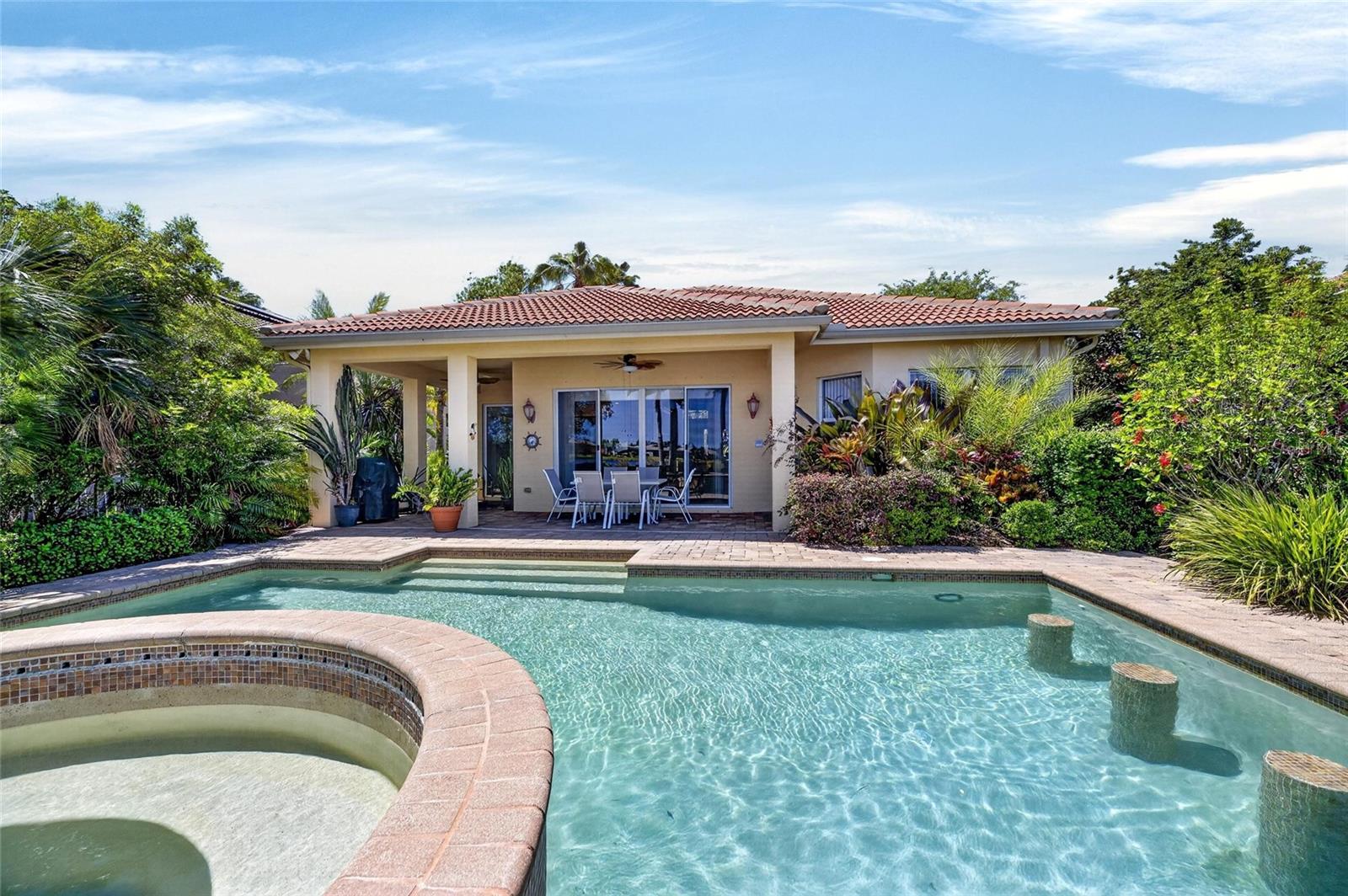 Exterior Rear Pool View